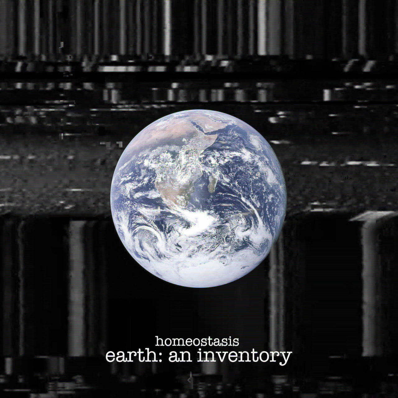 A crt vision of the planet earth.